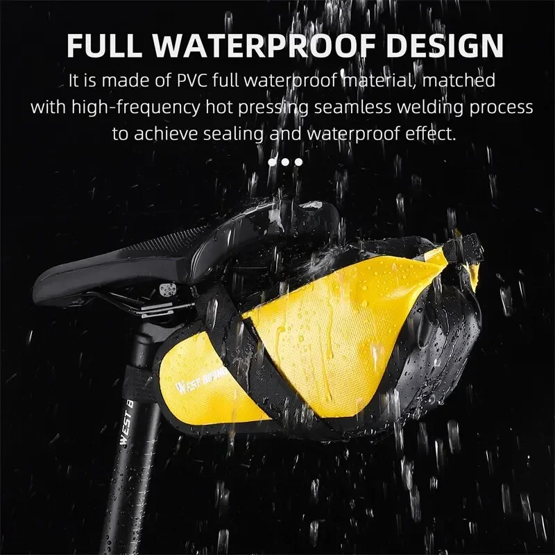 Waterproof Saddle Bag Tools Storage Rear Seat Tail Bag 2.3L MTB Road Bicycle Roll Closure Pouch Cycling Accessories
Waterproof Saddle Bag Tools Storage Rear Seat Tail Bag 2.3L MTB Road Bicycle Roll Closure Pouch Cycling Accessories