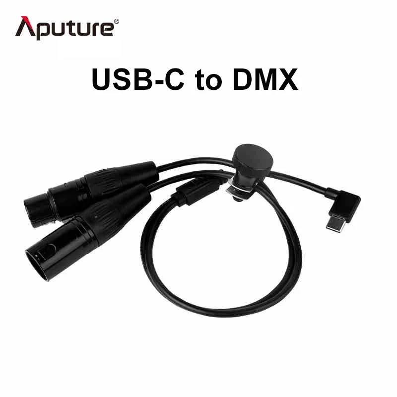 Кабель-переходник USB Type-C — DMX для Aputure Amaran PT4c
Кабель-переходник USB Type-C — DMX для Aputure Amaran PT4c