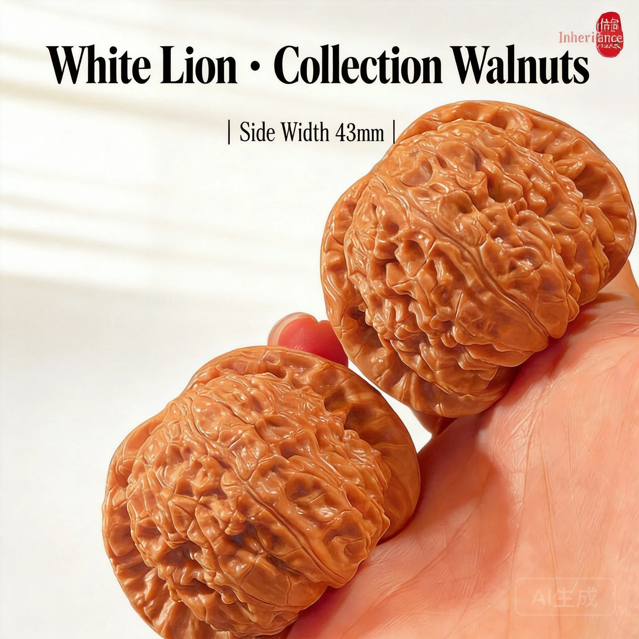 2 Pcs White Lion Head Wenwan Walnuts For Hand Massage Finger Exercise Collection Home Decor 43mm Natural Old Tree Chinese Style
2 Pcs White Lion Head Wenwan Walnuts For Hand Massage Finger Exercise Collection Home Decor 43mm Natural Old Tree Chinese Style