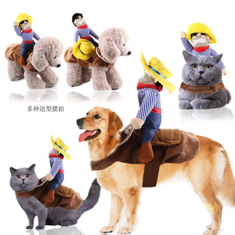 Pet Funny Medium Large Dog Golden Retriever Dog Horse Riding Halloween Day Cat Christmas Funny Clothes
Pet Funny Medium Large Dog Golden Retriever Dog Horse Riding Halloween Day Cat Christmas Funny Clothes