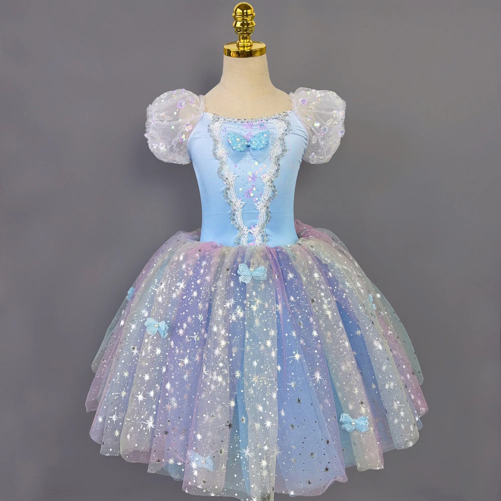 Children's Ballet Skirt Performance Clothing Ballet Tutu Dress Sequin For Girl's Dance Skirt Modern Dance Performance Costumes
Children's Ballet Skirt Performance Clothing Ballet Tutu Dress Sequin For Girl's Dance Skirt Modern Dance Performance Costumes