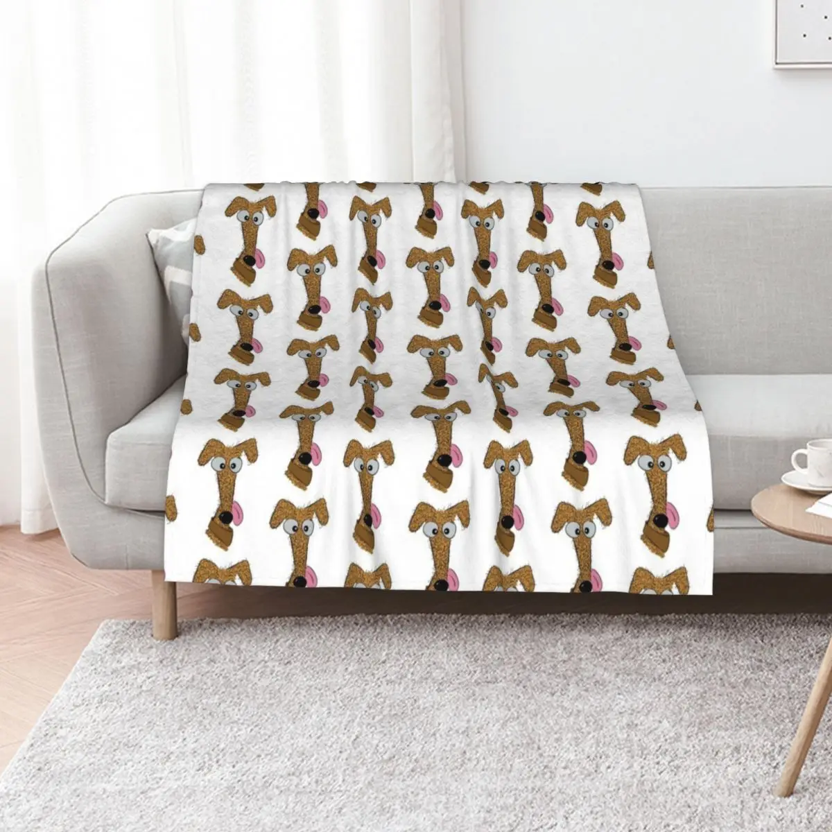 Curly Coated Fawn, Tan, Brown Lurcher Throw Blanket Easy Care Comfortable Blanket for Couch
Curly Coated Fawn, Tan, Brown Lurcher Throw Blanket Easy Care Comfortable Blanket for Couch