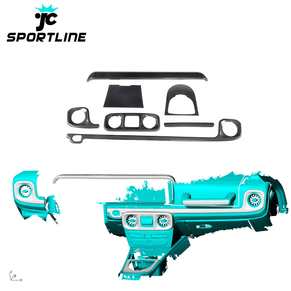 Накладки на внутреннюю приборную панель из сухого углеродного волокна G63 для Mercedes Benz G-Class G500 G550 G55 G63 AMG 2019
Накладки на внутреннюю приборную панель из сухого углеродного волокна G63 для Mercedes Benz G-Class G500 G550 G55 G63 AMG 2019