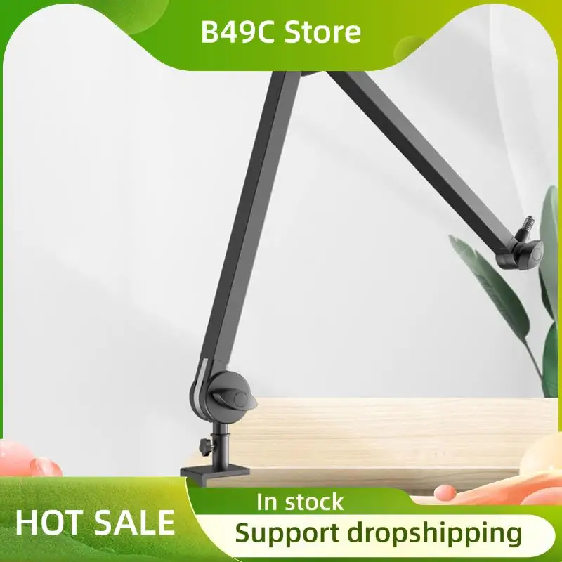 B49C Scissors Shaped Foldable Microphone Stand Featuring Cable Management Channel And Desktop Mounting Hook Boom
B49C Scissors Shaped Foldable Microphone Stand Featuring Cable Management Channel And Desktop Mounting Hook Boom