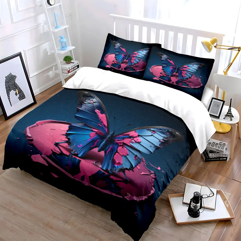 "Creative Butterfly Design Inspiration Set" Exquisite three-piece bedding set gift for kids and adults
"Creative Butterfly Design Inspiration Set" Exquisite three-piece bedding set gift for kids and adults