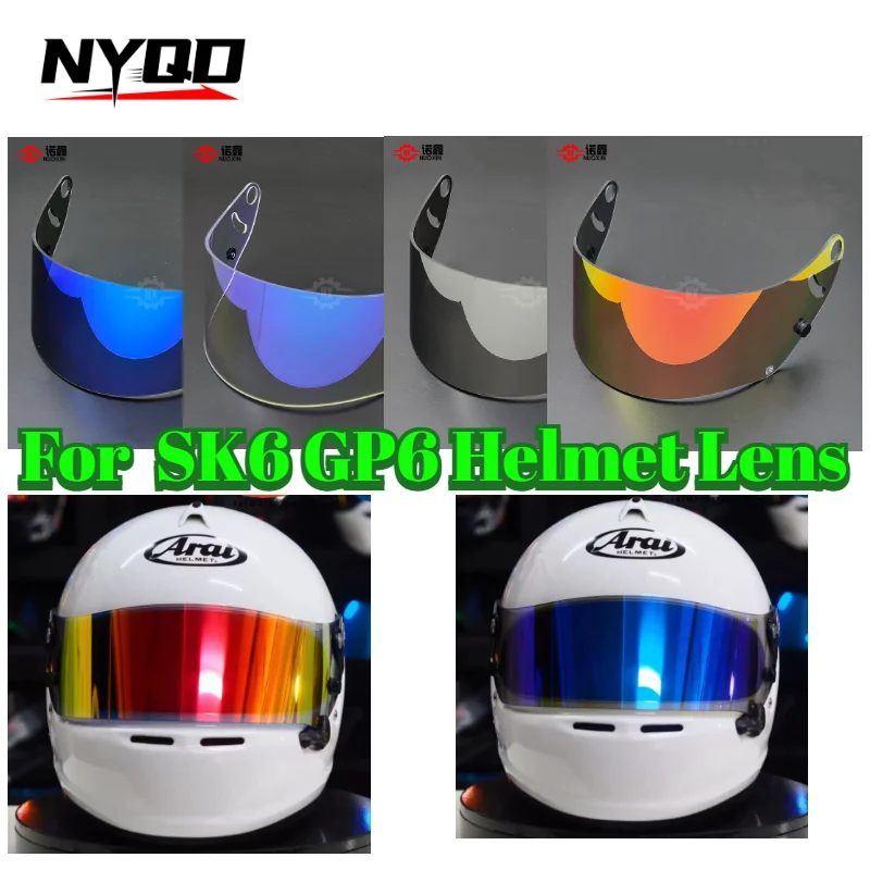 Suitable forSK6 GP6 Helmets Anti‑Fog Integrated Visor Racing Kart Sun Visor UV Protection
Suitable forSK6 GP6 Helmets Anti‑Fog Integrated Visor Racing Kart Sun Visor UV Protection
