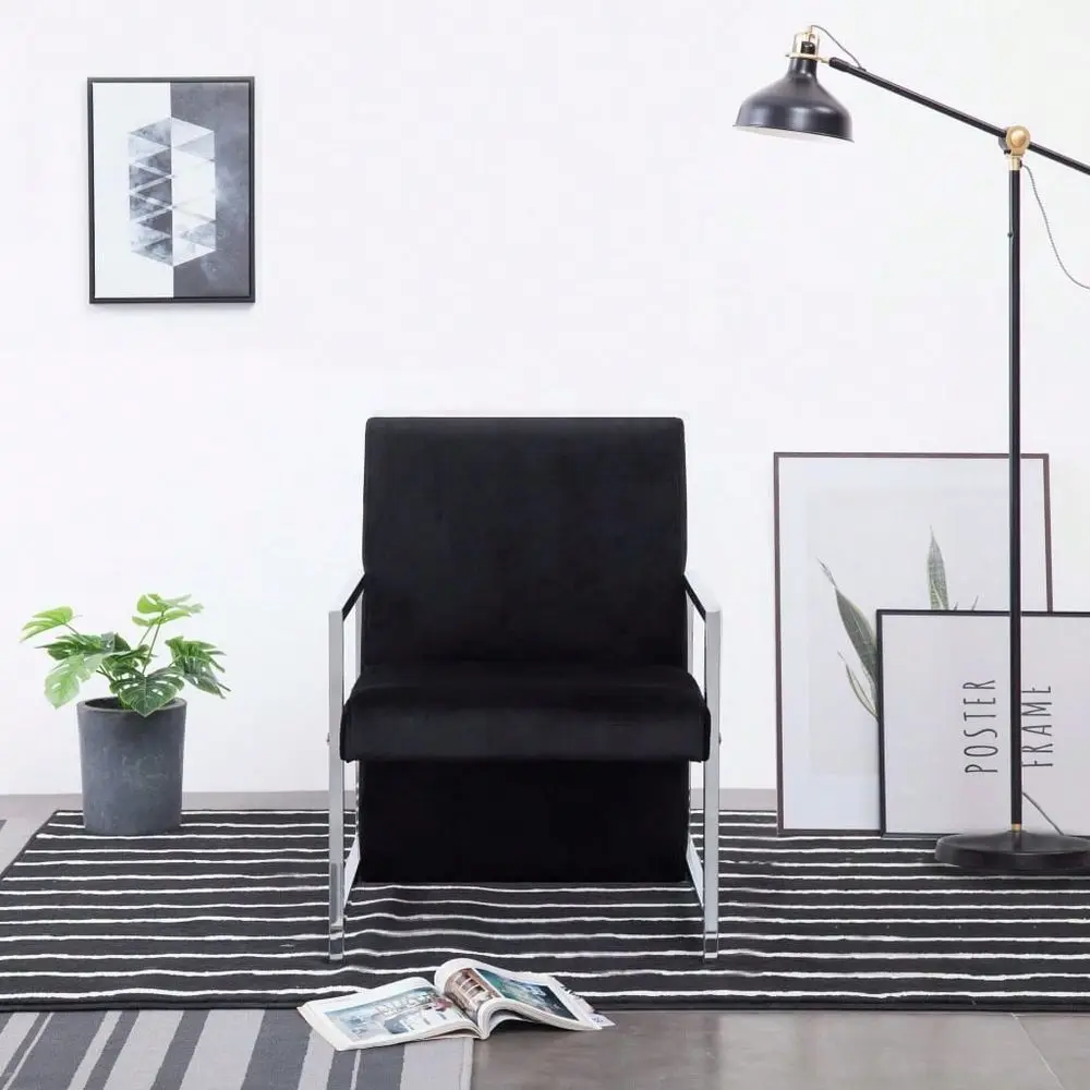 Armchair Black Velvet Standard Ergonomic Armchair Rectangular
Armchair Black Velvet Standard Ergonomic Armchair Rectangular