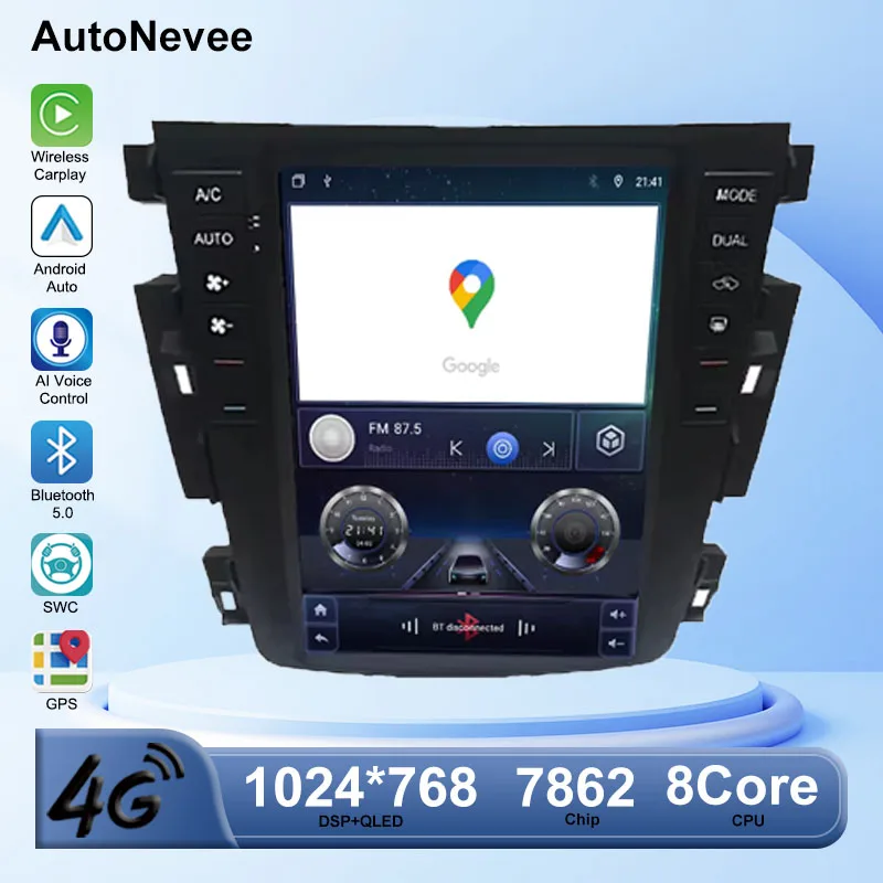 Car Radio Carplay Android Touch QLED Screen Nissan Teana J31 Altima 2004-2007 Head Unit GPS Multimedia Player 4G WIFI BT No 2din
Car Radio Carplay Android Touch QLED Screen Nissan Teana J31 Altima 2004-2007 Head Unit GPS Multimedia Player 4G WIFI BT No 2din