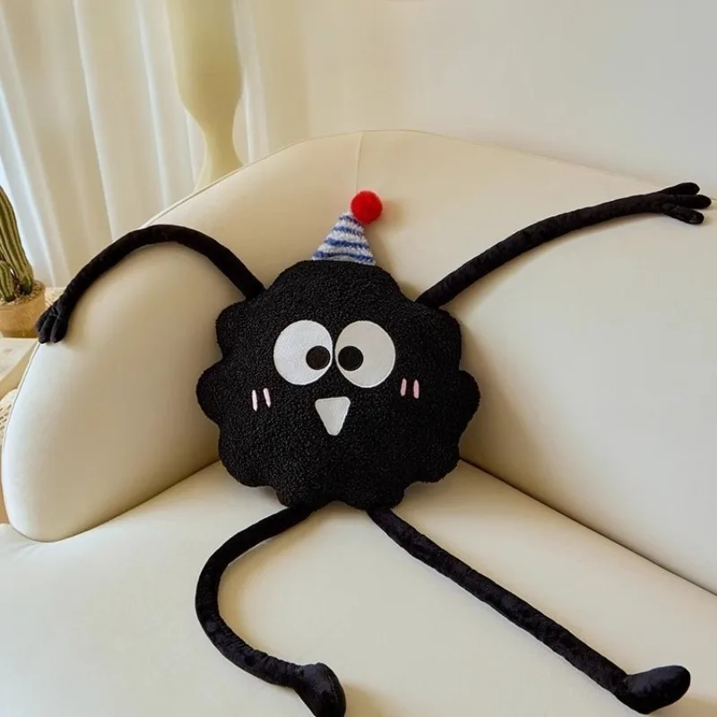 Kawaii Plush Pillow Home Decor Living Room Funny Black Coal Ball Plush Doll Sofa Bedroom Pillow
Kawaii Plush Pillow Home Decor Living Room Funny Black Coal Ball Plush Doll Sofa Bedroom Pillow