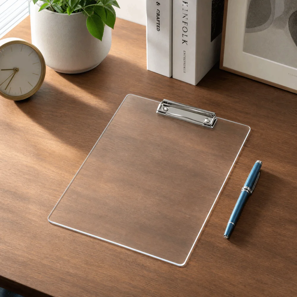 Durable Acrylic Clipboard A4/A5/B5/A6 Vertical/Horizontal Clip Document Clip Holder Clear Menu Clip Board Gift
Durable Acrylic Clipboard A4/A5/B5/A6 Vertical/Horizontal Clip Document Clip Holder Clear Menu Clip Board Gift