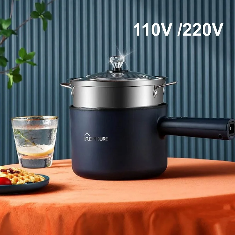 Электрическая кастрюля для приготовления пищи, 110 В, 220 В, домашняя электрическая кастрюля для горячего приготовления, многофункциональная рисоварка, антипригарная Кастрюля, однослойная/двухслойная, на 1-2 человек
Электрическая кастрюля для приготовления пищи, 110 В, 220 В, домашняя электрическая кастрюля для горячего приготовления, многофункциональная рисоварка, антипригарная Кастрюля, однослойная/двухслойная, на 1-2 человек