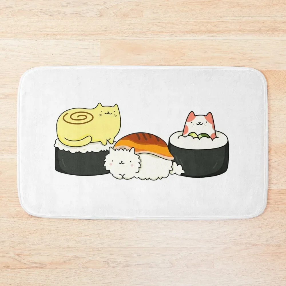 Kawaii Cat Sushi Bath Mat Toilet Floor Things For Bathroom Household Items Bathroom Accessory Mat
Kawaii Cat Sushi Bath Mat Toilet Floor Things For Bathroom Household Items Bathroom Accessory Mat