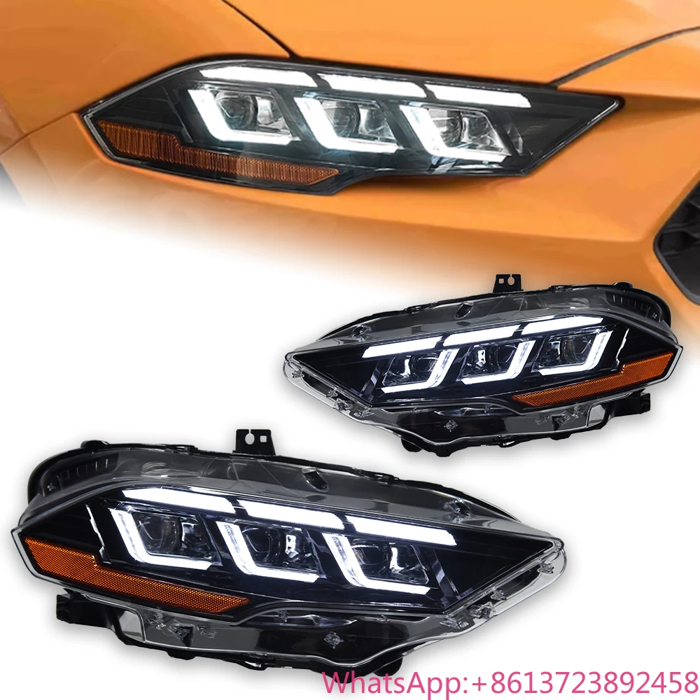 Car Lights for Ford Mustang LED Headlight Projector Lens 2015-2023 DRL Head Lamp LED Headlights Drl Automotive Accessories
Car Lights for Ford Mustang LED Headlight Projector Lens 2015-2023 DRL Head Lamp LED Headlights Drl Automotive Accessories