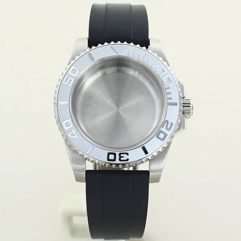 Watch Case 10ATM Waterproof Rubber Watch Strap 316L Stainless Steel NH35 Case for NH34 NH35 NH36 Movement Yacht-master Case
Watch Case 10ATM Waterproof Rubber Watch Strap 316L Stainless Steel NH35 Case for NH34 NH35 NH36 Movement Yacht-master Case