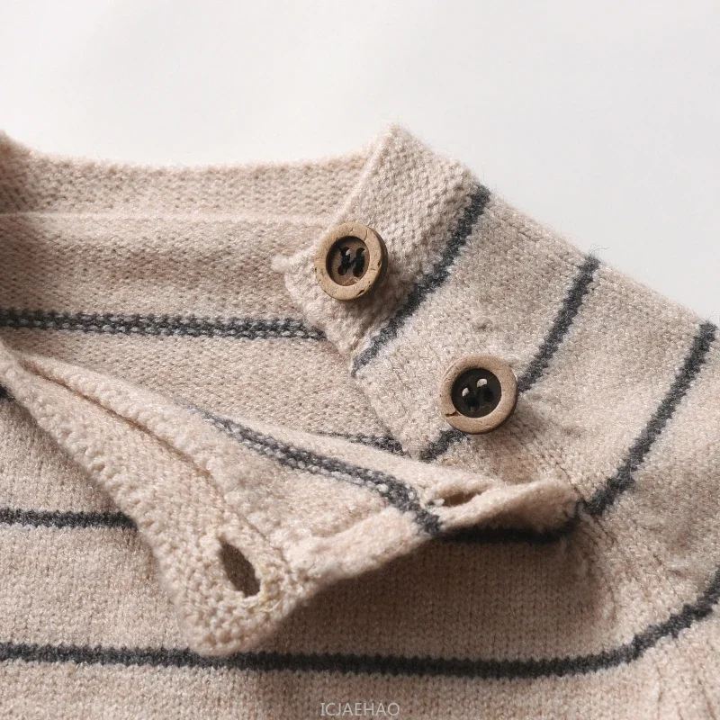 Children Autumn and Winter Clothes Korean Style Fall Baby Kids Striped Onesie Soft Warm Costume Long Sleeve Angora Knit Romper 
Children Autumn and Winter Clothes Korean Style Fall Baby Kids Striped Onesie Soft Warm Costume Long Sleeve Angora Knit Romper