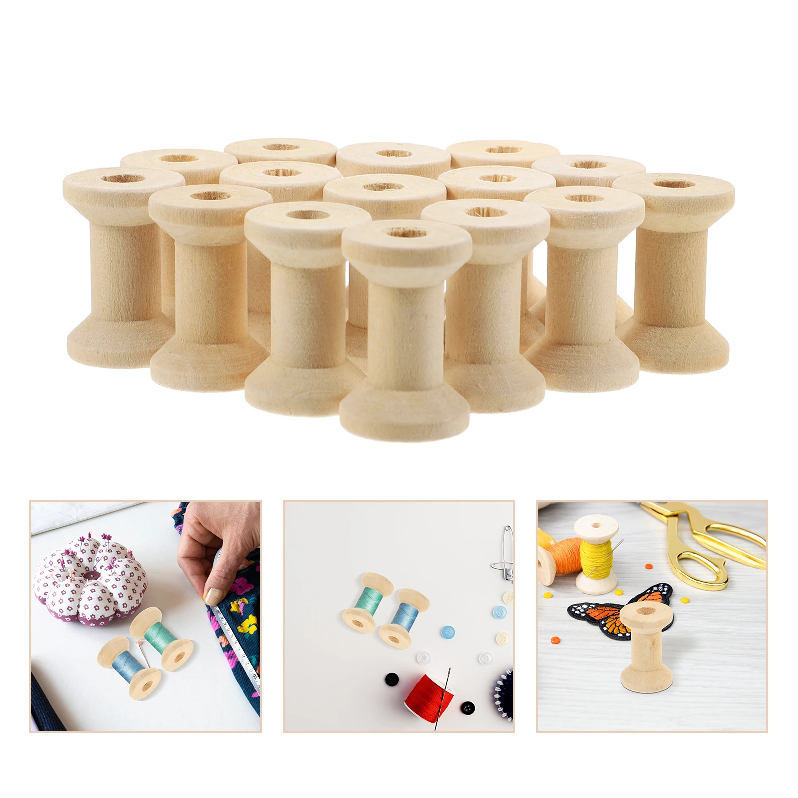 100pcs Spools Crafts, Sturdy Wooden Thread Spools, Yarn Holder, Spindles For Sewing Diy, Unfinished Wood Spool Set, Household
100pcs Spools Crafts, Sturdy Wooden Thread Spools, Yarn Holder, Spindles For Sewing Diy, Unfinished Wood Spool Set, Household