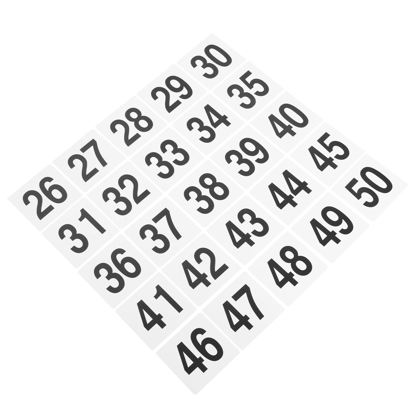 25pcs 25 White Numbered Table Signs PVC Self Standing Desk Plates for Wedding Party Decorations Reusable Numeral Holders
25pcs 25 White Numbered Table Signs PVC Self Standing Desk Plates for Wedding Party Decorations Reusable Numeral Holders