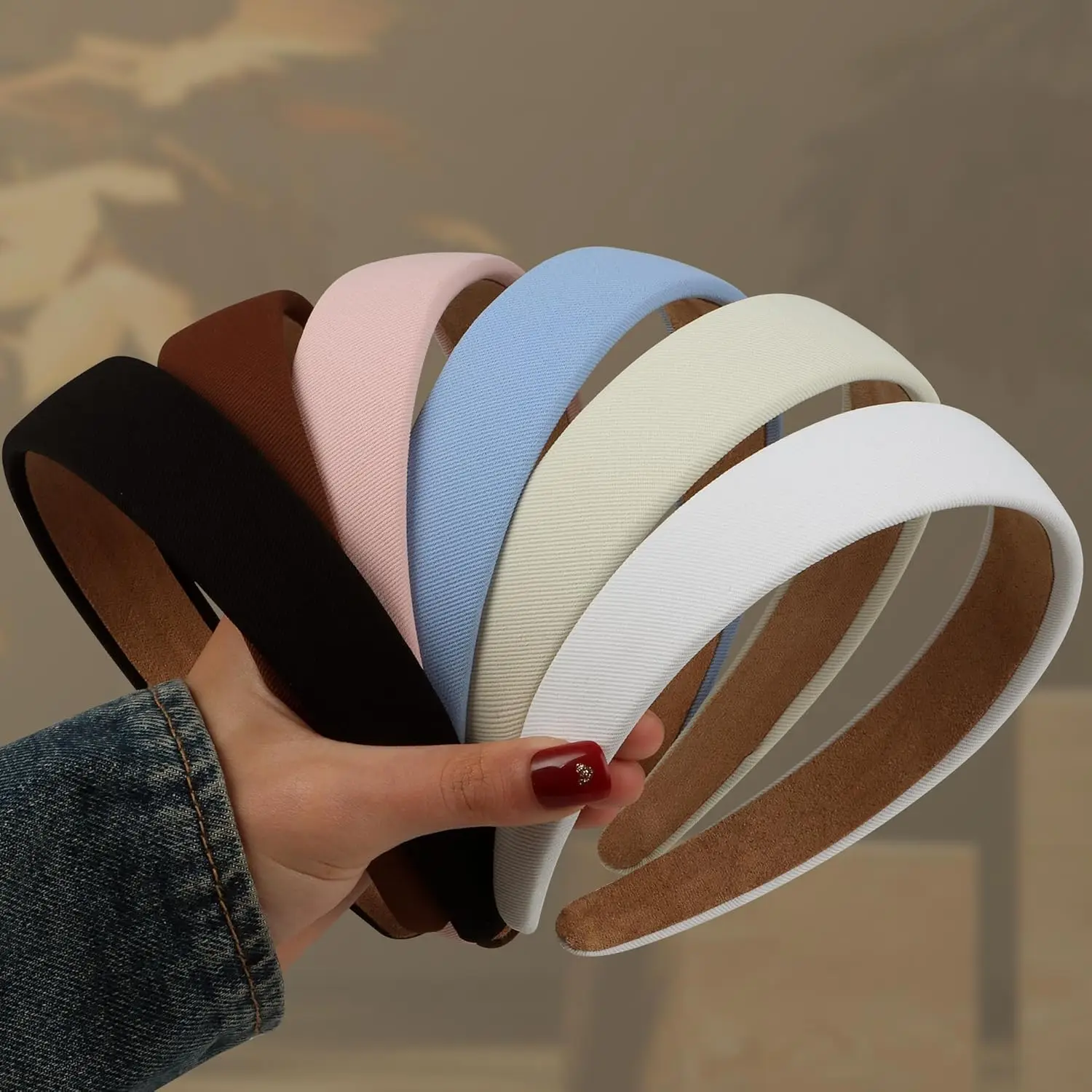 6PCS Non-Slip Headbands for Women - 1 Inch Wide Elastic Hair Bands, Thick Solid Color Hair Accessories for Girls
6PCS Non-Slip Headbands for Women - 1 Inch Wide Elastic Hair Bands, Thick Solid Color Hair Accessories for Girls