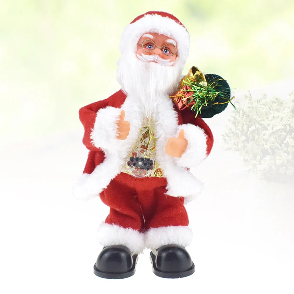 Christmas Santa Claus Gift Bags Musical Sound Electric Singing Dancing Animated Soft Xmas Home Decoration for Kids
Christmas Santa Claus Gift Bags Musical Sound Electric Singing Dancing Animated Soft Xmas Home Decoration for Kids