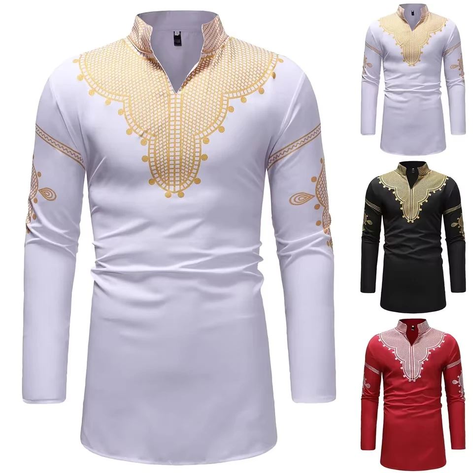 Men'S Shirts Mens Plus Size Casual Mid Length African Print V Neck Shirt Long Sleeved Top Vintage Y2k Clothing Tee
Men'S Shirts Mens Plus Size Casual Mid Length African Print V Neck Shirt Long Sleeved Top Vintage Y2k Clothing Tee