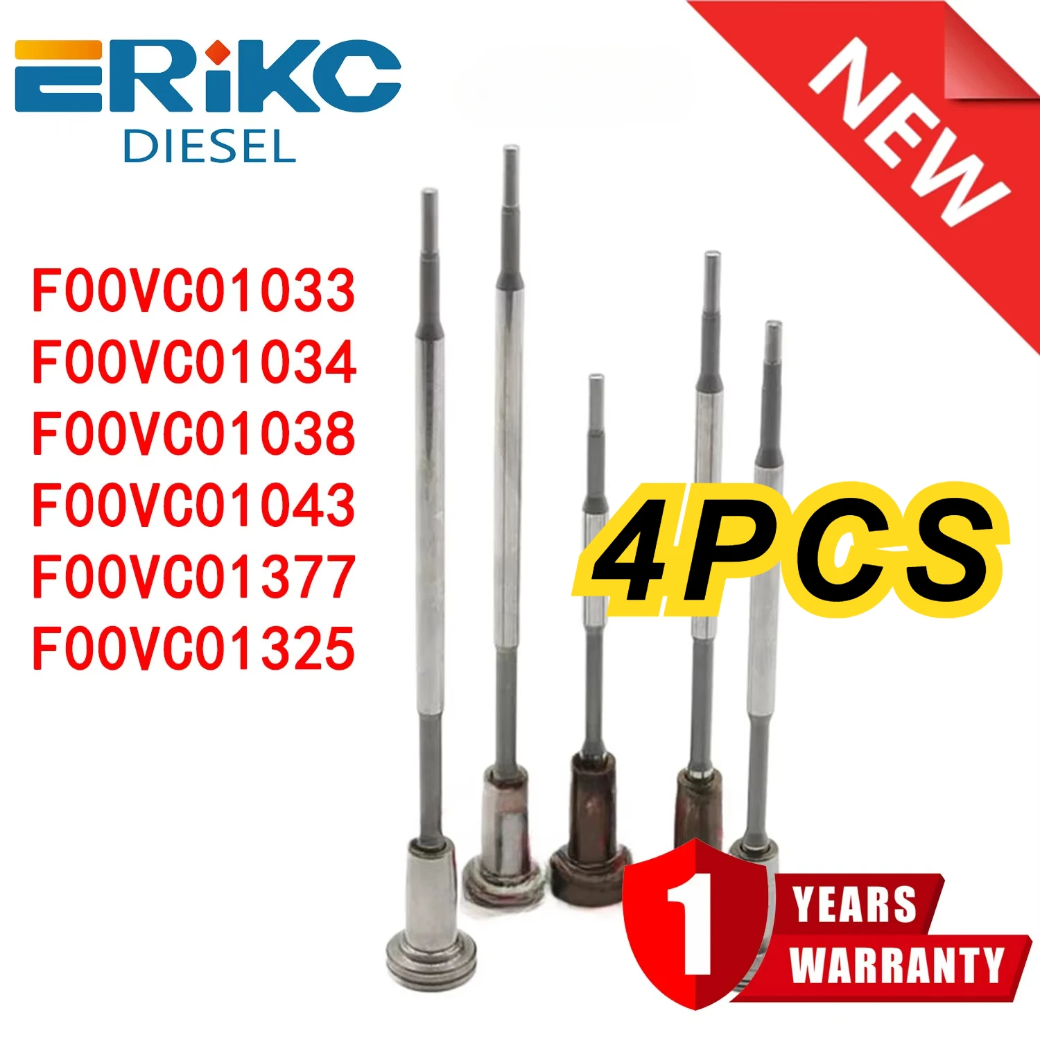 4PC F00VC01033 F00VC01034 F00VC01038 Diesel Injector Control Valve Part F00VC01043 F00VC01377 F00VC01325 for Bosch
4PC F00VC01033 F00VC01034 F00VC01038 Diesel Injector Control Valve Part F00VC01043 F00VC01377 F00VC01325 for Bosch