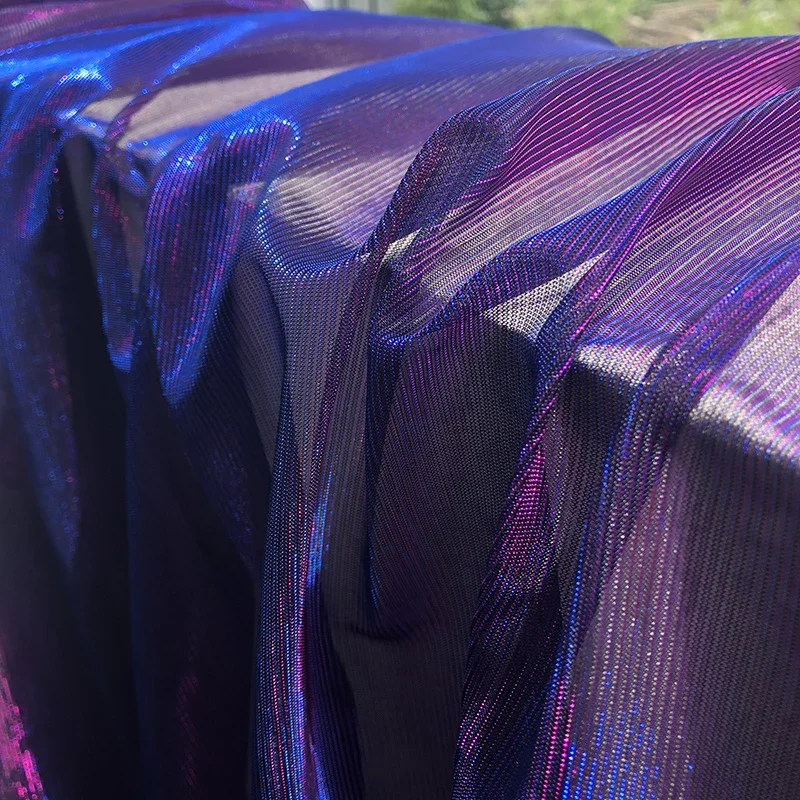 150x50cm Laser Gradient Glitter Perspective Mesh Fabric Hanfu Stage Clothing DIY Sewing Material Creative Texture Mesh Cloth
150x50cm Laser Gradient Glitter Perspective Mesh Fabric Hanfu Stage Clothing DIY Sewing Material Creative Texture Mesh Cloth