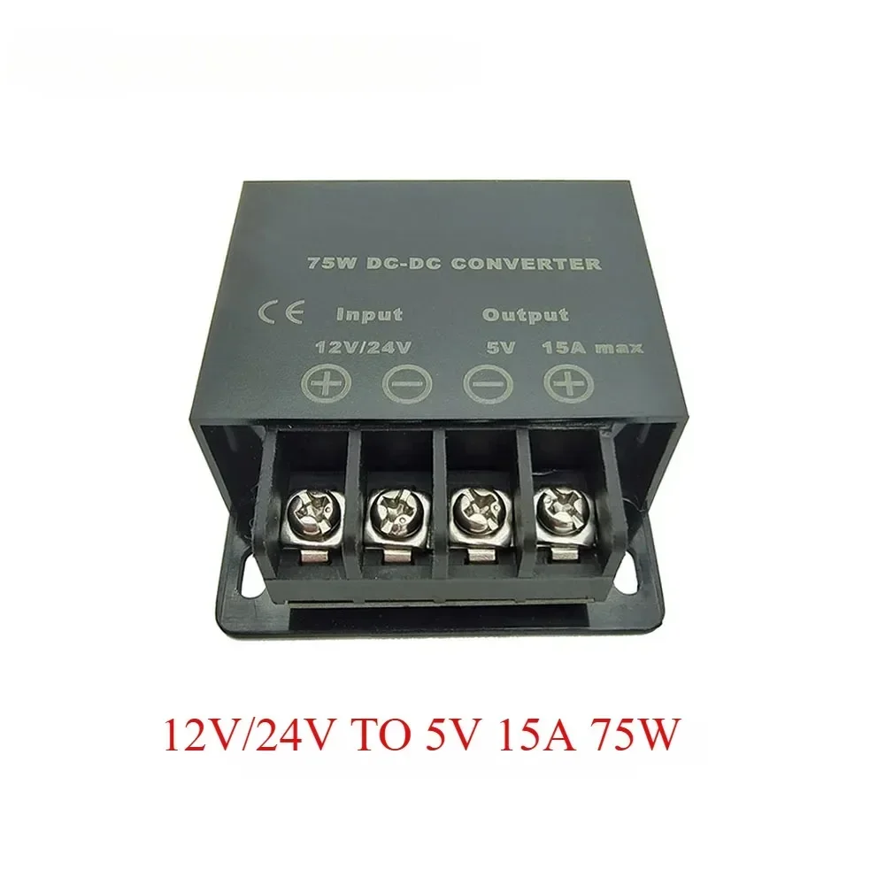 DC DC Step Down Power Converter 12V 24V to 5V 5A 10A 15A Voltage Regulator Buck Converter Car Power Supply Transformer Module
DC DC Step Down Power Converter 12V 24V to 5V 5A 10A 15A Voltage Regulator Buck Converter Car Power Supply Transformer Module