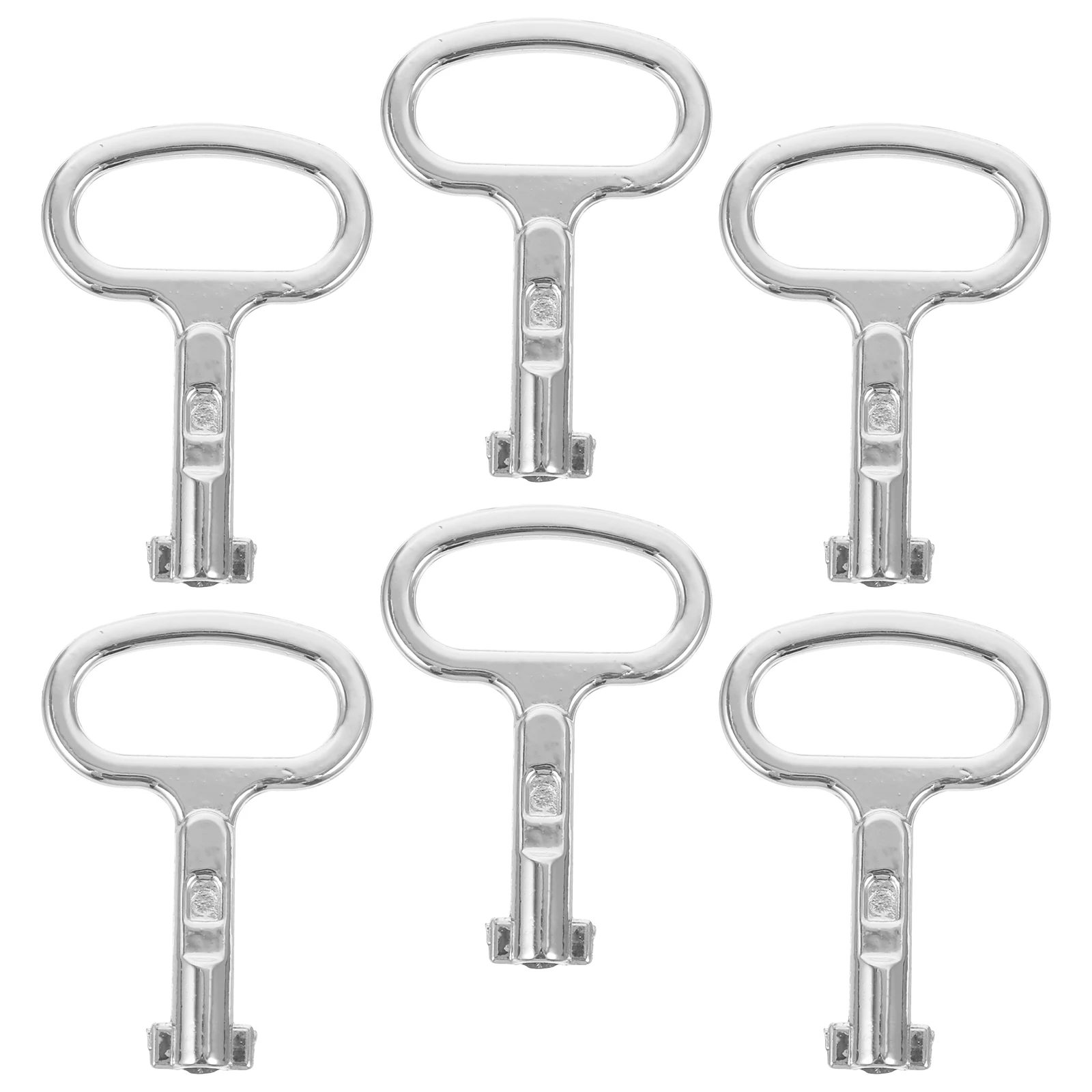 6 Pcs Tools Electric Box Key Metal Utility Gas Keys Plumb Water Valve Silver Meter
6 Pcs Tools Electric Box Key Metal Utility Gas Keys Plumb Water Valve Silver Meter
