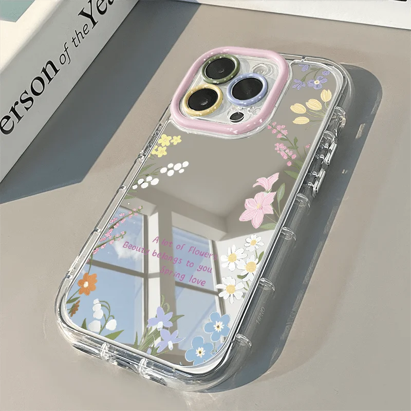 Pink Floral Mirror Designs Phone Case For iPhone 17 Pro 16 15 14 13 12 11 Pro Max 7 8 Plus XR X XS Max 16E 17E Protection Cover
Pink Floral Mirror Designs Phone Case For iPhone 17 Pro 16 15 14 13 12 11 Pro Max 7 8 Plus XR X XS Max 16E 17E Protection Cover