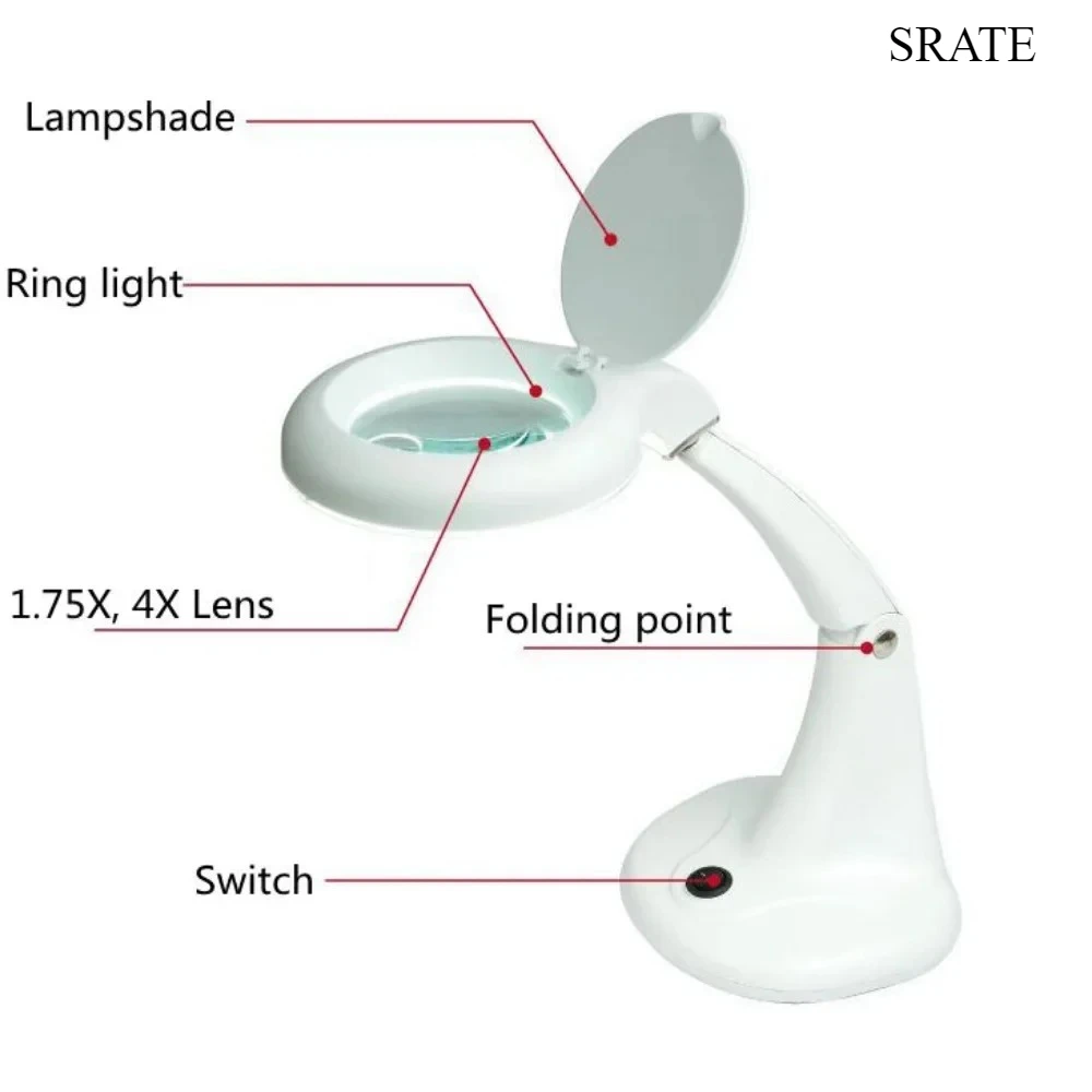 Оптическая двойная линза 220 В, настольная лампа с увеличительным стеклом 1.75X 4X, настольная подставка для чтения, лупа с подсветкой
Оптическая двойная линза 220 В, настольная лампа с увеличительным стеклом 1.75X 4X, настольная подставка для чтения, лупа с подсветкой