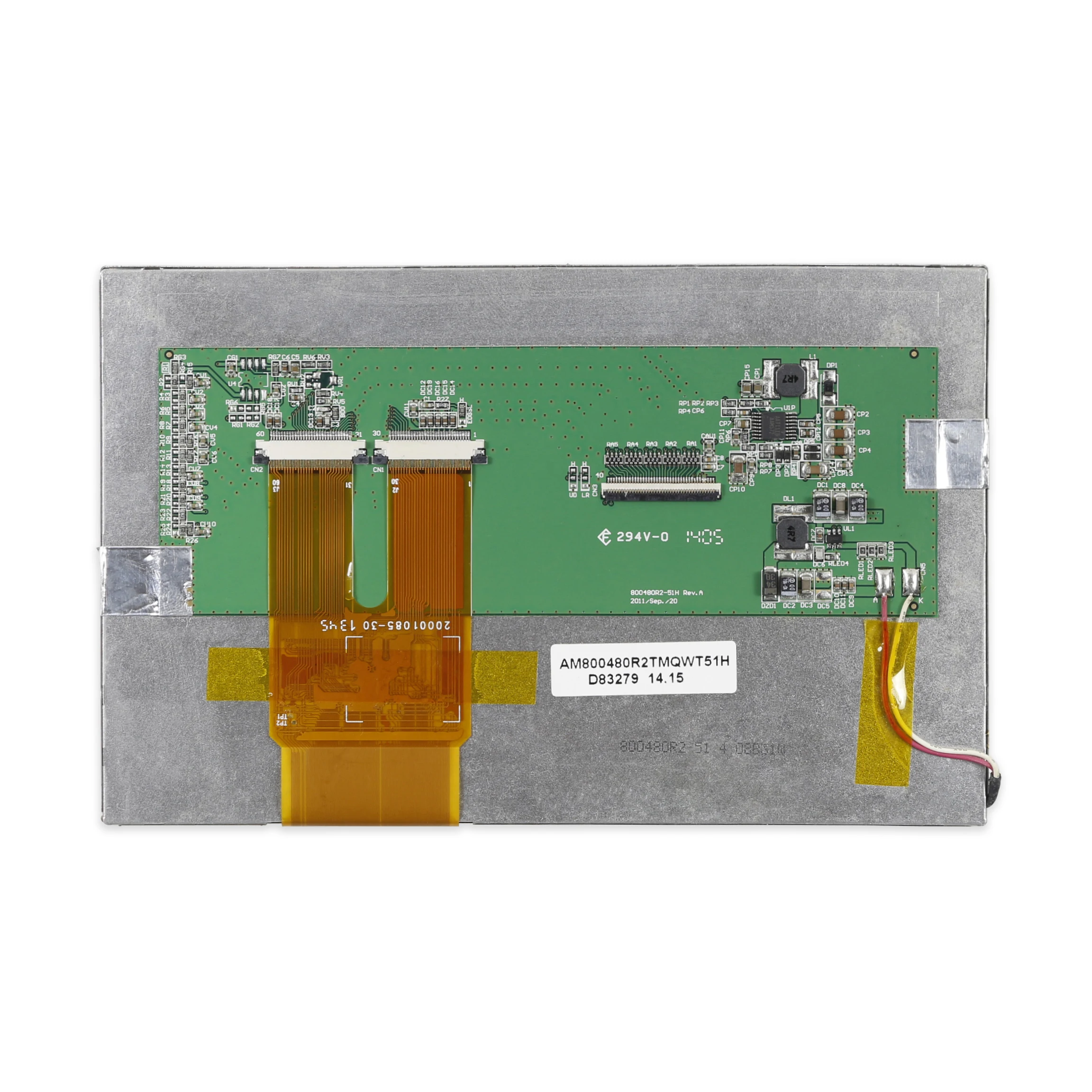 Original 7.0 inch AM800480R2TMQWT51H LCD With Touch Screen 800x480 LVDS LCD Display
Original 7.0 inch AM800480R2TMQWT51H LCD With Touch Screen 800x480 LVDS LCD Display