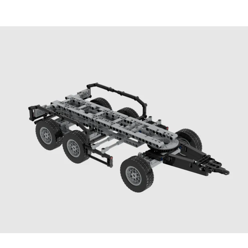 MOC-37866 New Classic Small Three-Axle Truck Trailer Building Block Model 444 Parts MOC Boys Children's Birthday Toy Gift
MOC-37866 New Classic Small Three-Axle Truck Trailer Building Block Model 444 Parts MOC Boys Children's Birthday Toy Gift