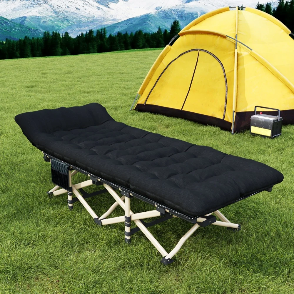Modern Design Outdoor Portable Solid Lightweight Cheap Metal Frame Oxford Fabric Folding Camping Bed with Soft Mattress
Modern Design Outdoor Portable Solid Lightweight Cheap Metal Frame Oxford Fabric Folding Camping Bed with Soft Mattress