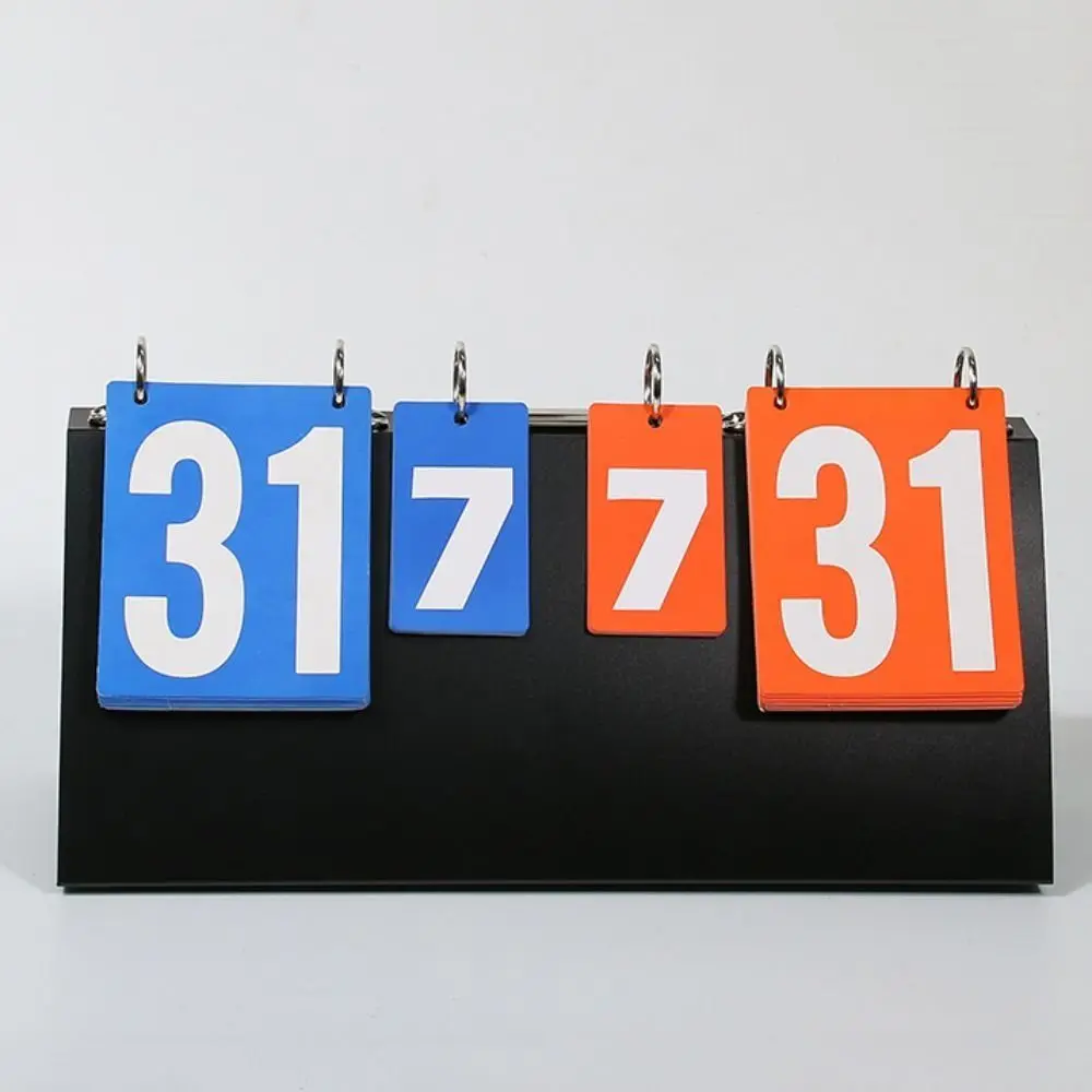 Manual Basketball Scoreboard Tabletop Counter Triangular Base Score Flipper 4-Digit Multifunctional Table Tennis Flip Cards
Manual Basketball Scoreboard Tabletop Counter Triangular Base Score Flipper 4-Digit Multifunctional Table Tennis Flip Cards
