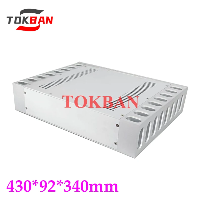 Tokban Audio 4309B 430*92*340 мм алюминиевый усилитель мощности Корпус Корпуса Diy CNC домашний Amp чехол Shell
Tokban Audio 4309B 430*92*340 мм алюминиевый усилитель мощности Корпус Корпуса Diy CNC домашний Amp чехол Shell