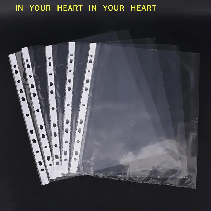 【X】100pcs Clear A4 Plastic File Folders - 11-Hole 3-Ring Binder Compatible, Durable PP Document Sleeves For Office, School, Home
【X】100pcs Clear A4 Plastic File Folders - 11-Hole 3-Ring Binder Compatible, Durable PP Document Sleeves For Office, School, Home