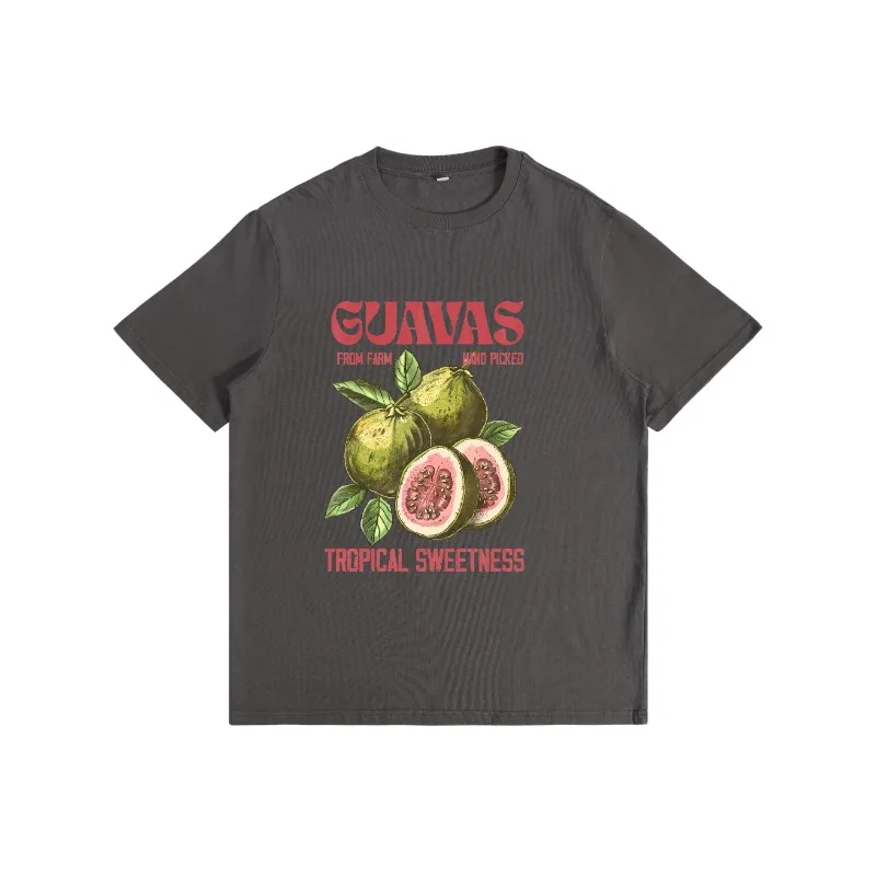 Funny Tropical Fruit T Shirt for Men Women Unisex Guavas Hand Picked Graphic Cotton Tee Retro Farm Humor Gift Casual Summer Top
Funny Tropical Fruit T Shirt for Men Women Unisex Guavas Hand Picked Graphic Cotton Tee Retro Farm Humor Gift Casual Summer Top