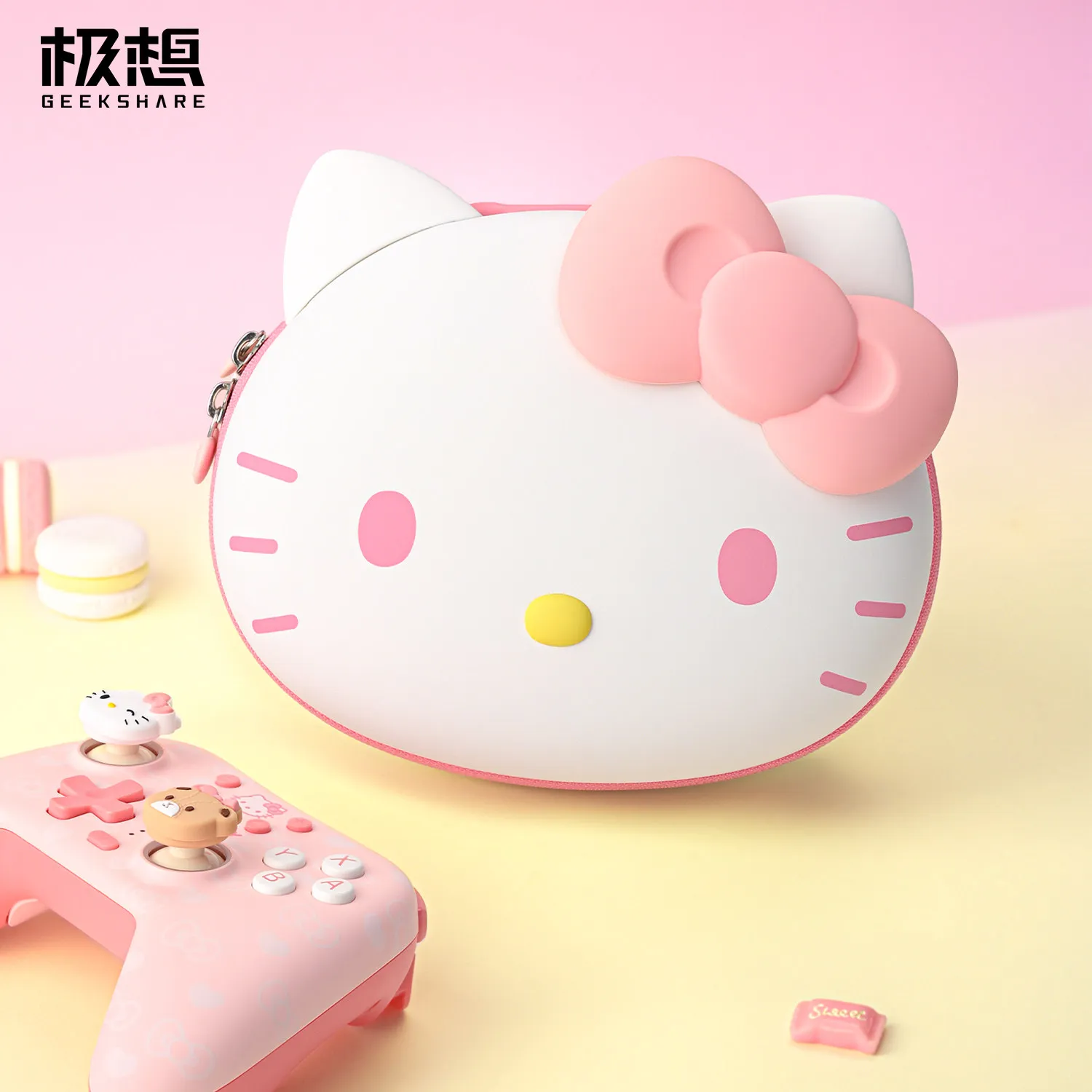 GeekShare Hello Kitty Game Controller Storage Bag Portable Handheld Crossbody Pouch For PS5 NS Pro Xbox Gamepad Commute Travel
GeekShare Hello Kitty Game Controller Storage Bag Portable Handheld Crossbody Pouch For PS5 NS Pro Xbox Gamepad Commute Travel