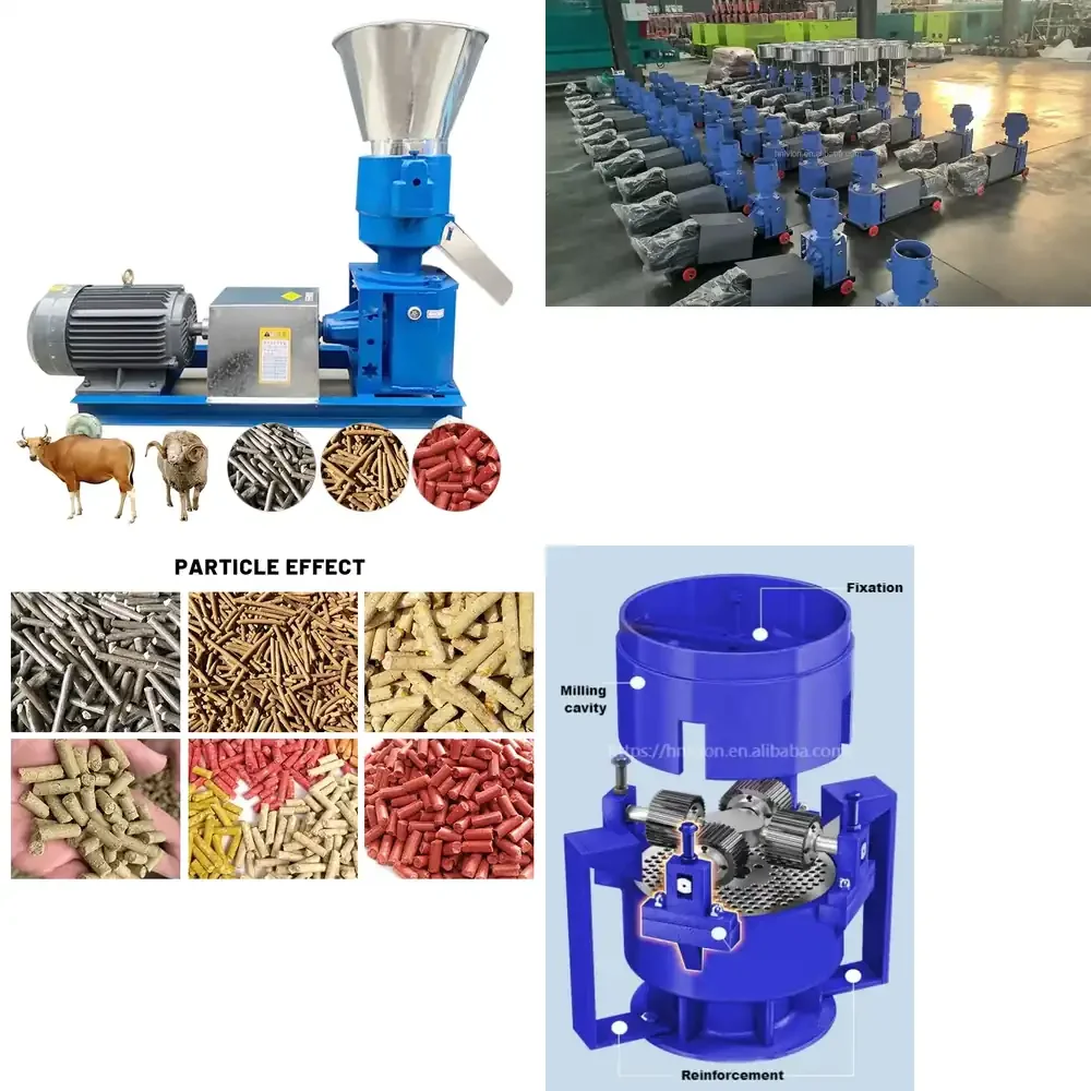 High Efficiency Animal Feed Pellet Machine for Poultry/Cattle/Fish
High Efficiency Animal Feed Pellet Machine for Poultry/Cattle/Fish