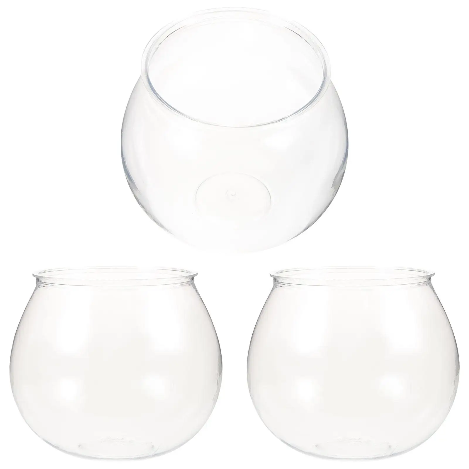 3PCS Desktop Small Fish Tank Plastic Globe Bowl Clear Aquarium Home Pet Supplies Betta Fish Container Household
3PCS Desktop Small Fish Tank Plastic Globe Bowl Clear Aquarium Home Pet Supplies Betta Fish Container Household