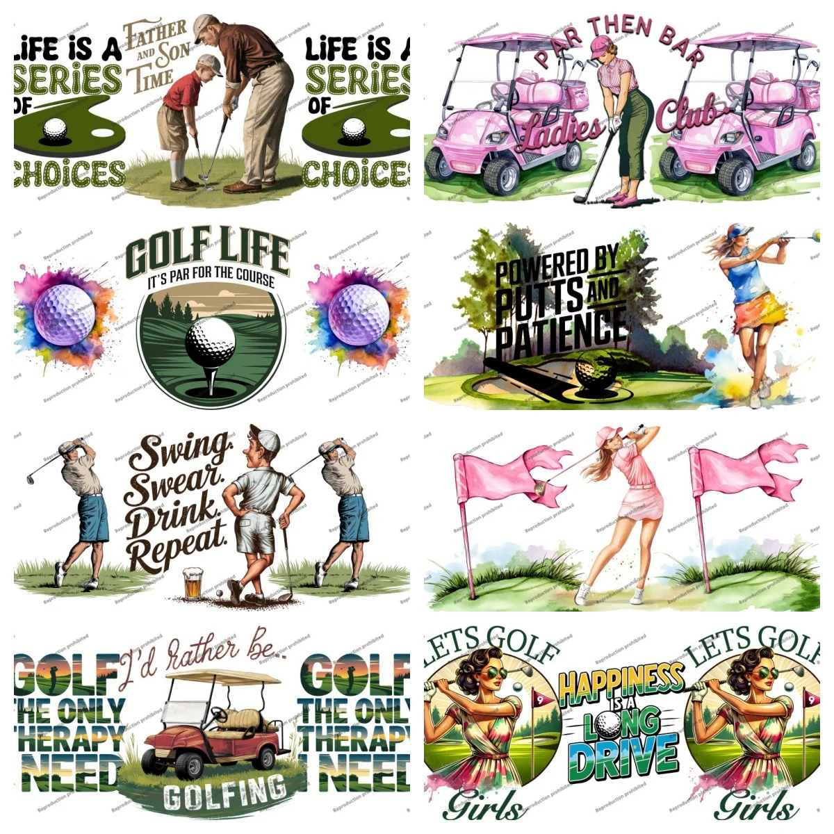 Popular Sports Golf Life UV DTF Cup Wrap Transfer Stickers, Permanent Waterproof Decals for 16oz Libbey Glass Cups
Popular Sports Golf Life UV DTF Cup Wrap Transfer Stickers, Permanent Waterproof Decals for 16oz Libbey Glass Cups