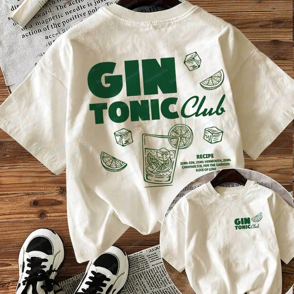 Streetwear Beach Summer Harajuku T-Shirt Gin Tonic Club Graphic Print Tee Casual Short Sleeve Crew Neck Top Holiday Vacation Tee
Streetwear Beach Summer Harajuku T-Shirt Gin Tonic Club Graphic Print Tee Casual Short Sleeve Crew Neck Top Holiday Vacation Tee
