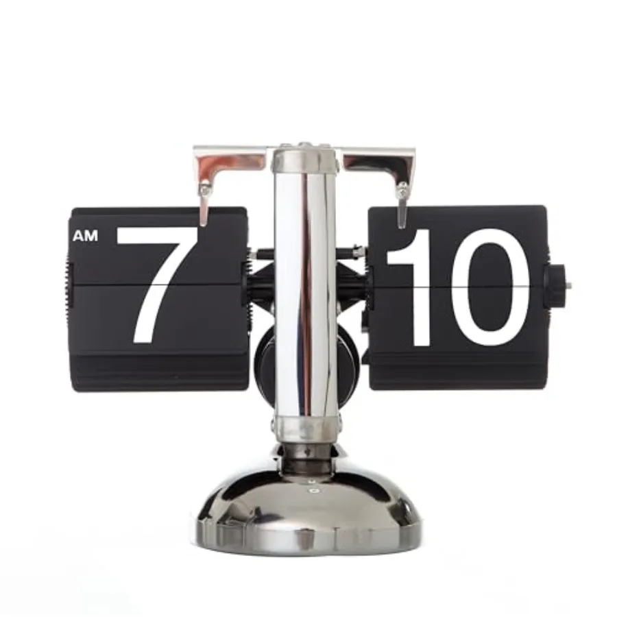 Flip Clock, Retro Flip Down Clock Mechanical Digital Flip Desk Clocks Internal Gear Operated Flipping Down Clocks Battery Power
Flip Clock, Retro Flip Down Clock Mechanical Digital Flip Desk Clocks Internal Gear Operated Flipping Down Clocks Battery Power