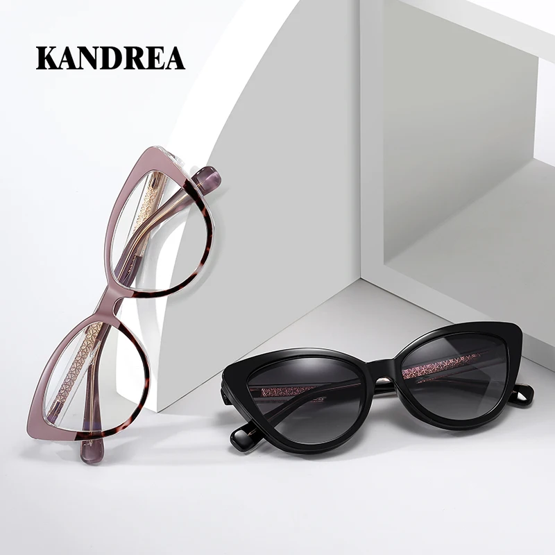 KANDREA Cateye Women Sunglasses Frame 2 IN 1Clip Brand Designer Vintage Magnetic Optical Myopia Dual-purpose Spectacle 81636
KANDREA Cateye Women Sunglasses Frame 2 IN 1Clip Brand Designer Vintage Magnetic Optical Myopia Dual-purpose Spectacle 81636