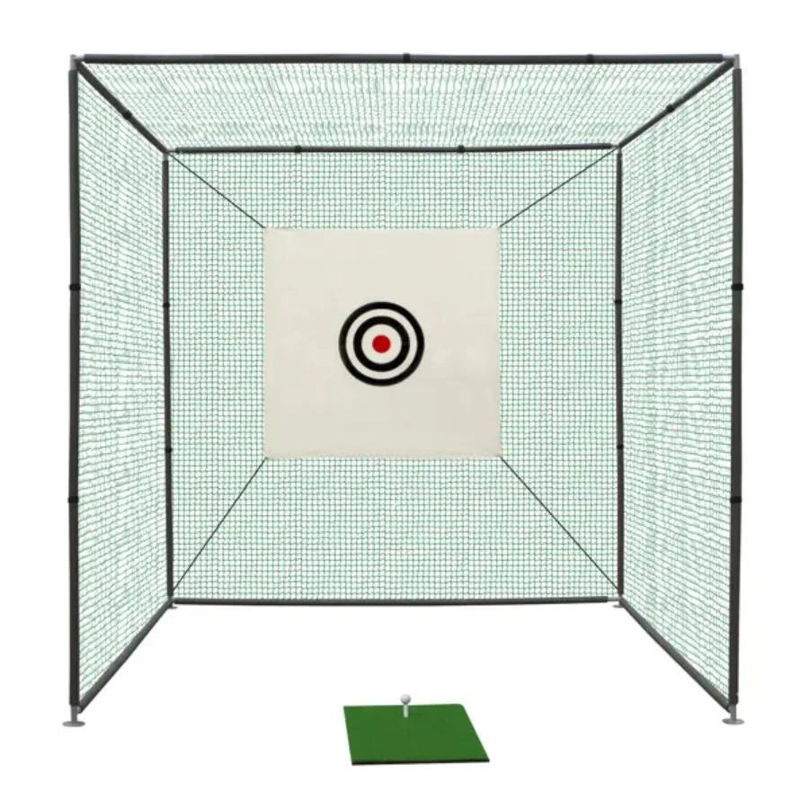 10X10X10FT Golf Practice Net Cage w Metal Frame Hitting Net Kit Indoor Outdoor
10X10X10FT Golf Practice Net Cage w Metal Frame Hitting Net Kit Indoor Outdoor