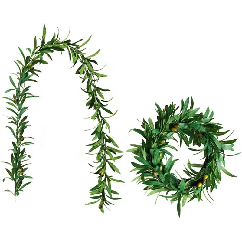 73 Inch Artificial Olive Leaf Vines Olive Branch Greenery Garland for Front Door Wedding Wall Home Backdrop Arch Decor
73 Inch Artificial Olive Leaf Vines Olive Branch Greenery Garland for Front Door Wedding Wall Home Backdrop Arch Decor