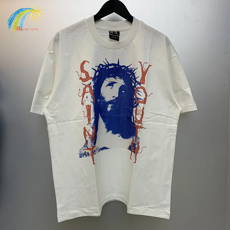 Summer Loose High Quality Graphics Print White T-Shirt Men Women Streetwear Oversized Saint T Shirts Casual Short Sleeve Tee
Summer Loose High Quality Graphics Print White T-Shirt Men Women Streetwear Oversized Saint T Shirts Casual Short Sleeve Tee