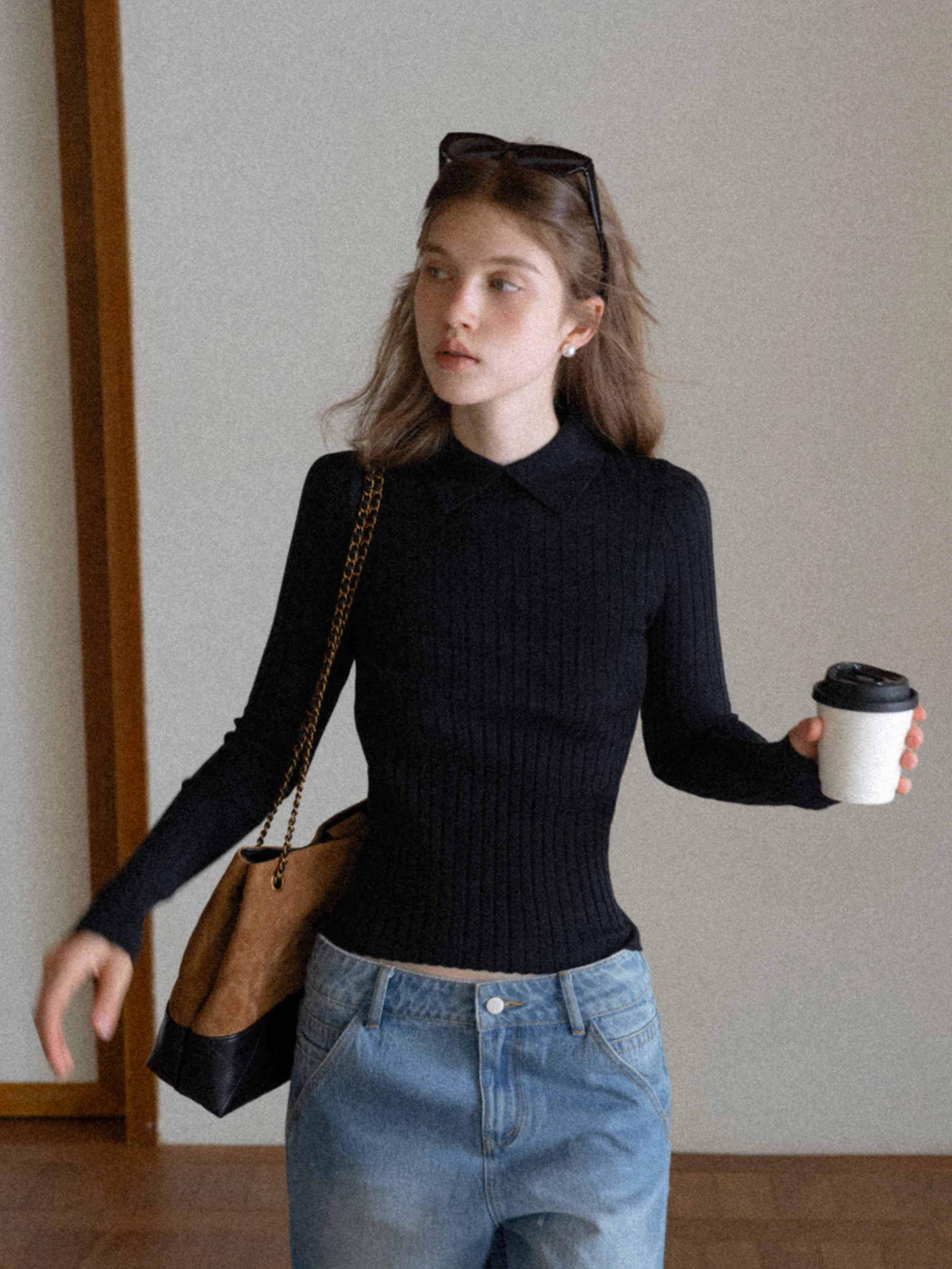 EGGKA Casual Loose Ne Knitted Sweater Long Sve Autumn Winter Slim Fit Base irt Ele Sle Women's Faion Top
EGGKA Casual Loose Ne Knitted Sweater Long Sve Autumn Winter Slim Fit Base irt Ele Sle Women's Faion Top