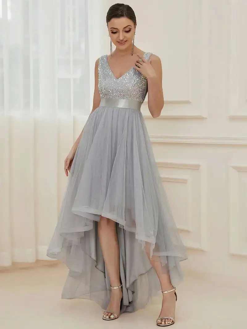Elegant Evening Dresses Long Asymmetrical V-Neck Sleeveless Ankle-Length Backless 2023Simple Prom Women Dress
Elegant Evening Dresses Long Asymmetrical V-Neck Sleeveless Ankle-Length Backless 2023Simple Prom Women Dress