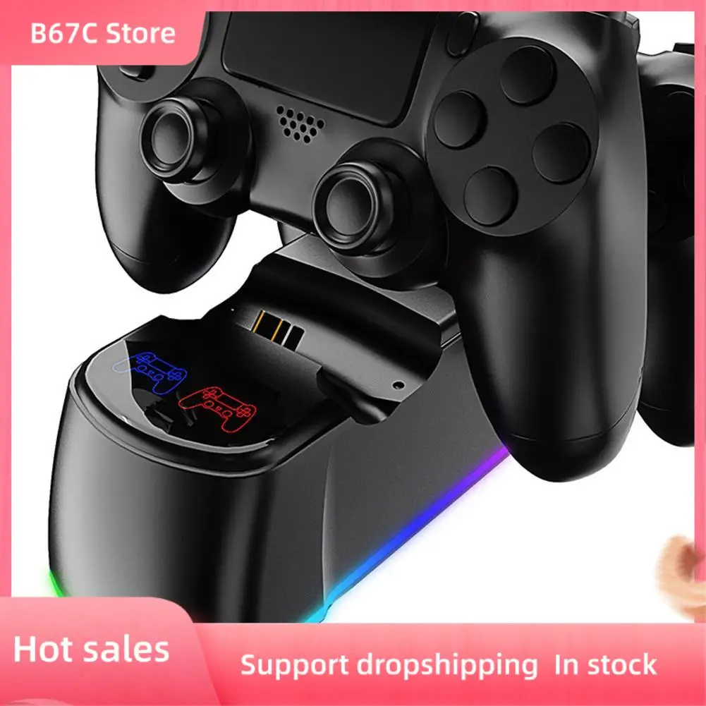 B67C For Game Controller Charging Dual Seat Indicator Light Controller Blue Light Wireless Game Controller Charging Base Part
B67C For Game Controller Charging Dual Seat Indicator Light Controller Blue Light Wireless Game Controller Charging Base Part